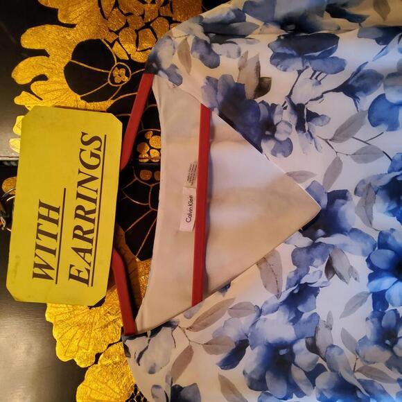 Calvin Klein Tops - 1X Zero Seeds Top & Tassel Earrings sterling